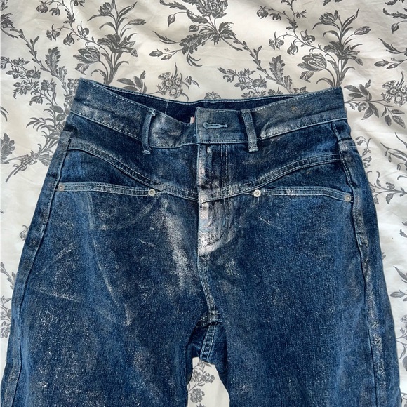 Shiny blue jeans - Picture 2 of 4